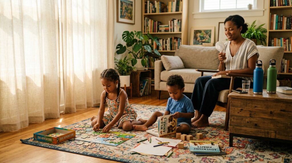 indoor summer activities for kids during extreme heat